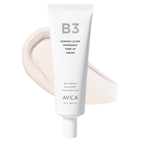 아브카 세라믹 글로우 바르고자는 오버나잇 톤업 크림, 1개, 50ml