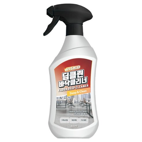 위시오 데코타일 PVC 찌든때 오염 박리 제거 딥클린 바닥클리너, 1개, 800ml