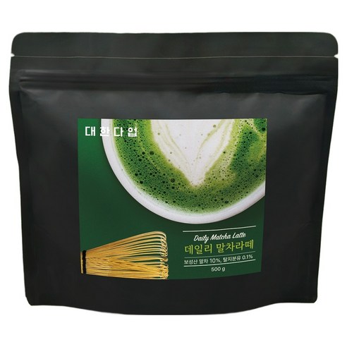대한다업 데일리 말차라떼 파우더, 500g, 1개, 1개입
