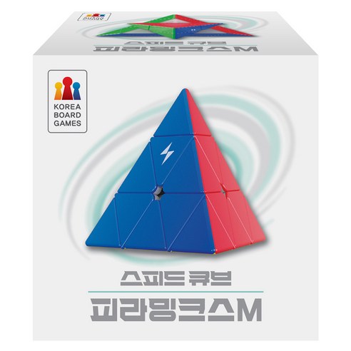 코리아보드게임즈 피라밍크스M 스피드 큐브, 혼합색상, 1개