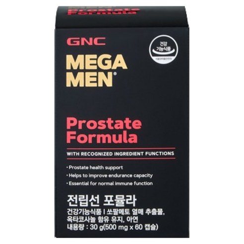 GNC 전립선 포뮬라 60p, 30g