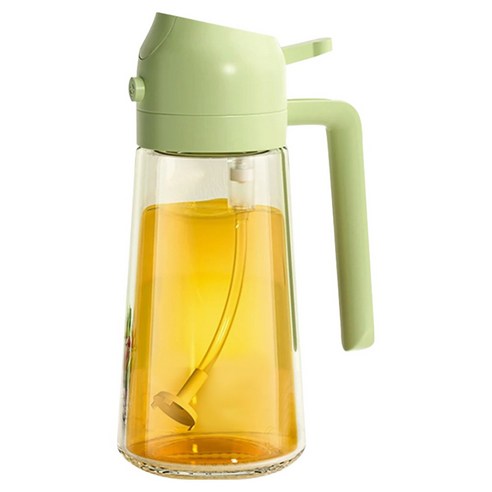 아케이바이 스프레이 붓는 타입 고강도 유리 오일병, 470ml, 1개