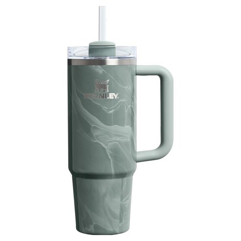 스탠리 퀜처 H2.0 플로우 스테이트 텀블러, 아가테 칼라카타, 1개, 887ml