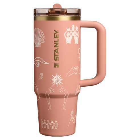 스탠리 퀜처 프로투어 플립 스트로 텀블러, 허 심볼즈 허 스토리, 887ml, 1개