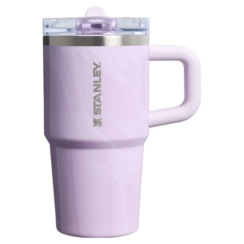 스탠리 퀜처 프로투어 플립 스트로 텀블러, 소프트 아메시스트 칼라카타, 591ml, 1개