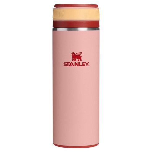 스탠리 트랜짓 트위스트플립 머그컵, 피치 로즈, 1개, 354ml