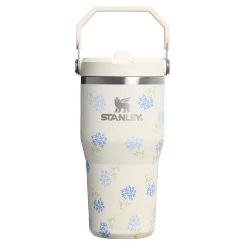 스탠리 아이스플로우 플립스트로 2.0 텀블러, 앤티크 플로렛츠, 591ml, 1개