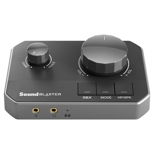 Creative 사운드 블라스터 G8 듀얼 USB C 외장형 사운드카드 DAC, SoundBlaster G8, 1개