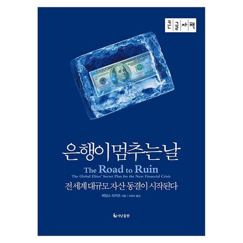 은행이 멈추는 날 큰글자책 전 세계 대규모 자산 동결이 시작된다, 더난출판사, 제임스 리카즈