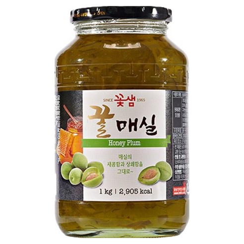 꽃샘 꿀 매실차 골드, 1kg, 1개입, 1개, 1kg