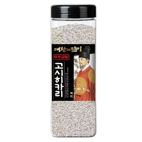 대왕의만찬 국내산 대왕의진미 고시히카리 백미 통, 1kg, 1개, 특등급