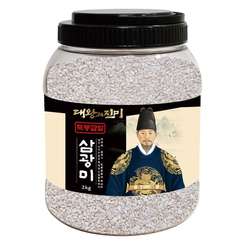 대왕의만찬 국내산 대왕의진미 삼광미 통, 2kg, 1개, 특등급