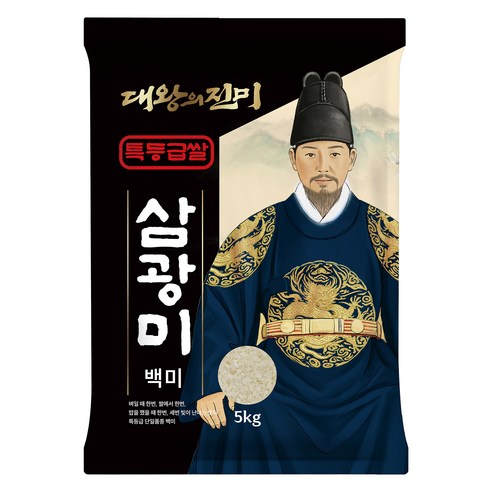 대왕의만찬 국내산 대왕의진미 삼광미, 5kg, 1개, 특등급