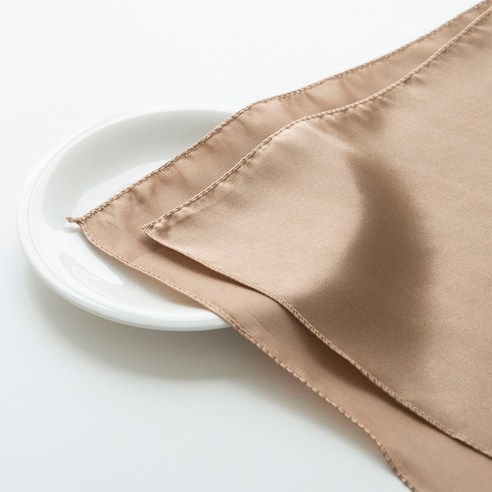 천가게 고급 선물 예단 답례품 명절 황금 공단보자기 90cm, 04 골드브라운, 10개