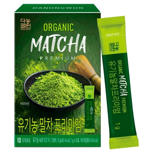 다농원 유기농 말차 프리미엄, 1개, 10개입, 1g