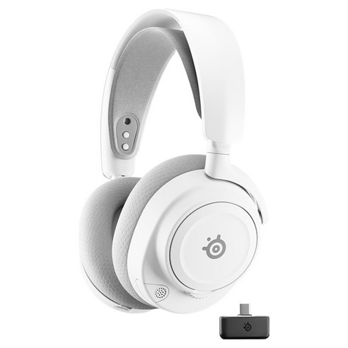 스틸시리즈 듀얼 무선 게이밍 헤드셋, Arctis Nova 7 Gen 2, WHITE