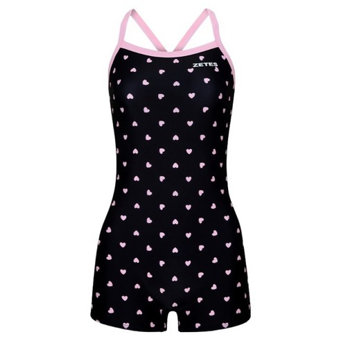 제테스 여성용 러빙하트 밸런스핏 X백 2부 실내수영복 PK950W23
