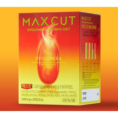 헬스헬퍼 맥스컷 다이글로메라 버닝 다이어트 20g 20정, 1개 이미지 4