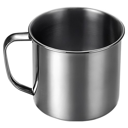 월드크린 스텐 304 라이트 양치 컵 500ml, 실버, 1개