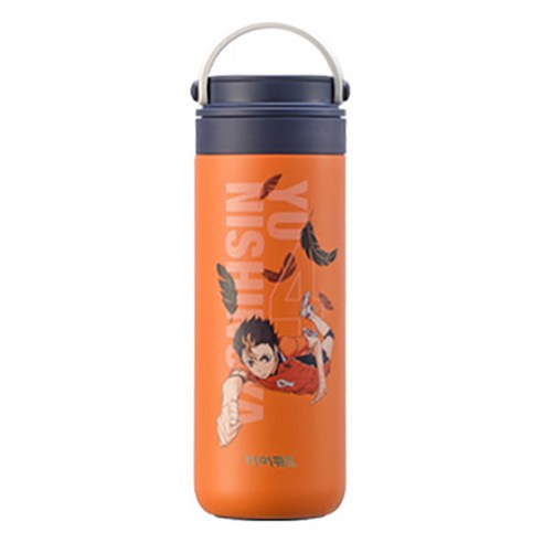 락앤락 하이큐 카라스노 배구부 메트로 투웨이 보온보냉 스트랩 텀블러, 1개, 475ml, 4번 니시노야 유