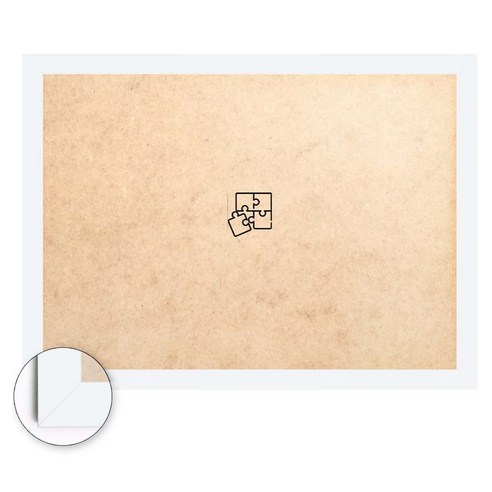 퍼즐피플 wood 1000조각용 퍼즐액자 73.5 x 51 cm, 1000P 2000P 액자 wood 화이트(73.5cm*51cm), 1개