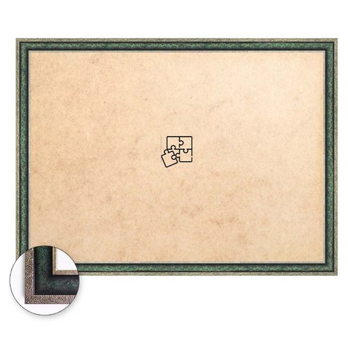 퍼즐피플 1000조각용 퍼즐액자 73.5 x 51 cm, 엔틱그린, 1개