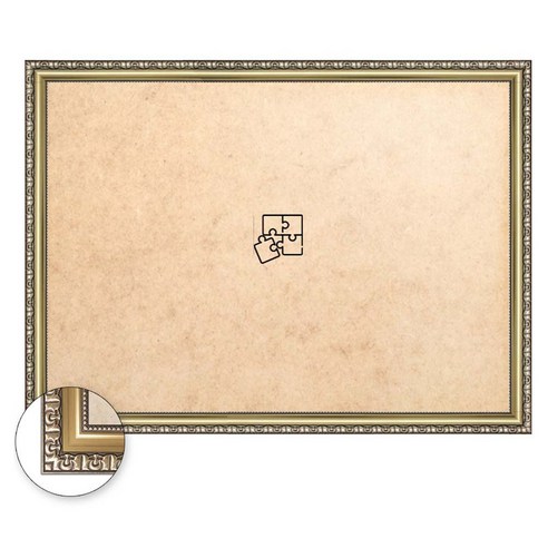 퍼즐피플 1000조각용 퍼즐액자 73.5 x 51 cm, 댄디골드, 1개