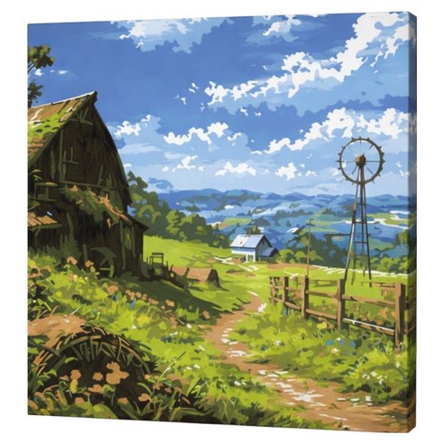 루아즈 DIY 쉬운 그림그리기 세트 20 x 20 cm, 06 포레스트 동산, 1세트
