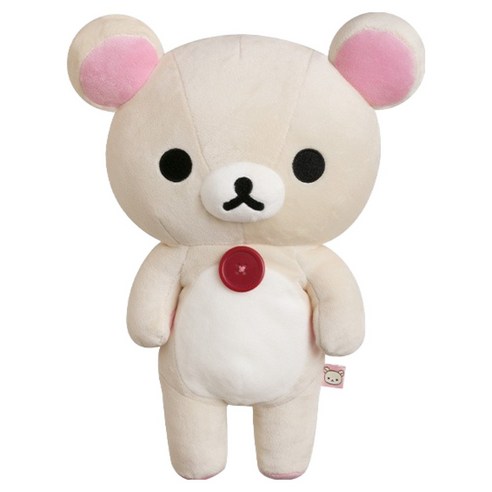 산엑스 코리락쿠마 인형 M, 혼합색상, 1개, 34cm