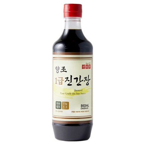 신앙촌 양조 1급 진간장, 1개, 860ml