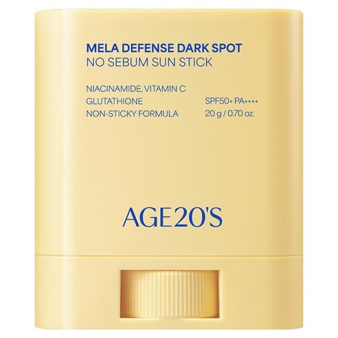 에이지투웨니스 멜라 디펜스 기미 노세범 선스틱 SPF50+ PA++++ 솔직 후기 | 피부 타입별 분석 - 상품 이미지 1