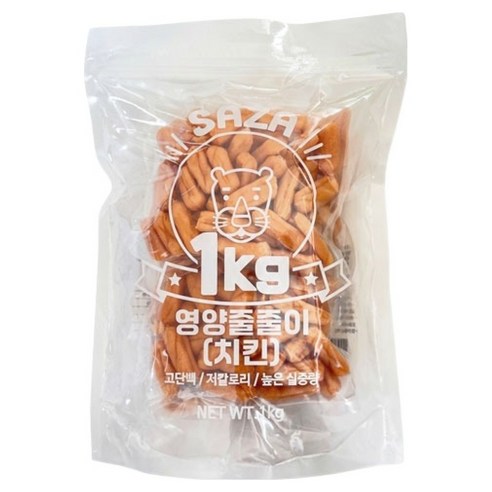 사자 강아지 영양 줄줄이 치킨로프 소시지 간식, 1kg, 1개, 치킨
