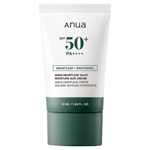 아누아 어성초 실키 모이스처 선크림 SPF50+ PA++++, 1개, 50ml