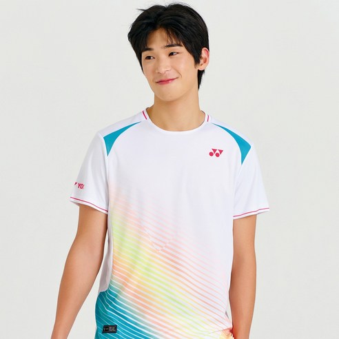 요넥스 남성용 배드민턴 게임웨어 티셔츠 261TS027M