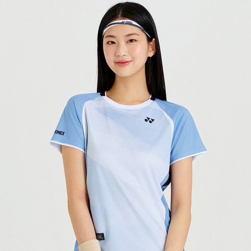요넥스 여성용 배드민턴 게임웨어 티셔츠 261TS024F