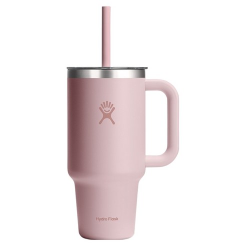 하이드로플라스크 올어라운드 트래블텀블러, 트릴리움 핑크 뉴 클리어 리드, 946ml, 1개