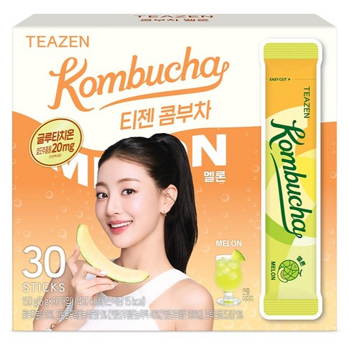 티젠 글루타치온 콤부차 멜론, 1개, 30개입, 5g