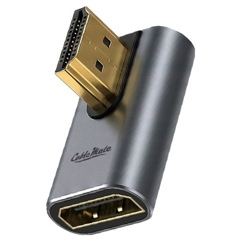 케이블메이트 HDMI 2.1 8K UHD 90도 알루미늄 우향 RIGHT 연장 MF 젠더