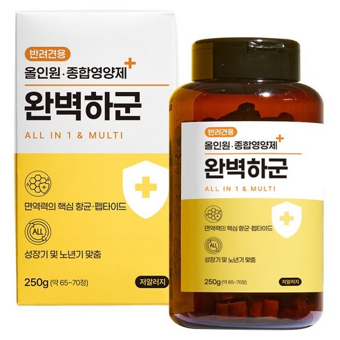 애니먼 강아지 완벽하군 올인원 종합 영양제, 250g, 종합영양제, 1개