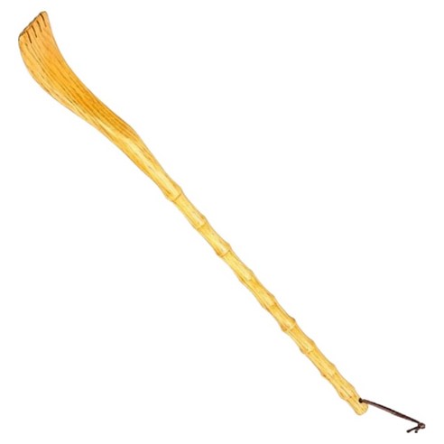 마켓피아 안마 지압 막대형 효자손 원형 49cm, 옐로우, 1개