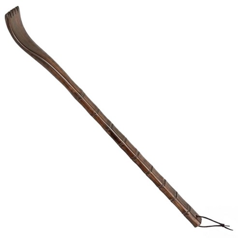 마켓피아 안마 지압 막대형 효자손 사각형 49cm, 다크, 1개