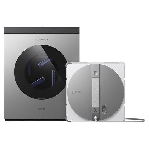 ECOVACS 윈봇 W3 옴니 창문 로봇청소기, 화이트, WG858-07