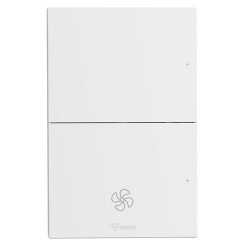 고네오 1로 2구 팬마크 클래식 스위치 화이트, 1개