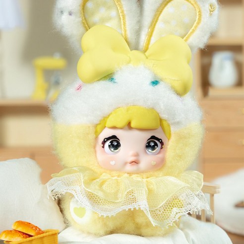TOPTOY 여성용 노미 베이비 스위트하트 버니 귀여운 가방 키링 인형 베이비 스위트하트버니, 1개, 랜덤발송, 10cm