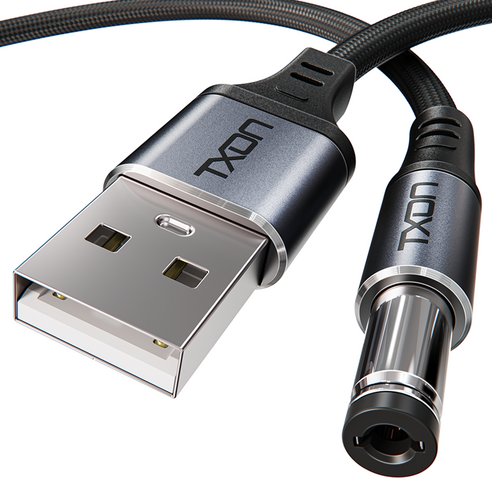 티엑스온 USB 전원케이블 DC 5v 외경 5.5mm 케이블, 0.8m, 1개