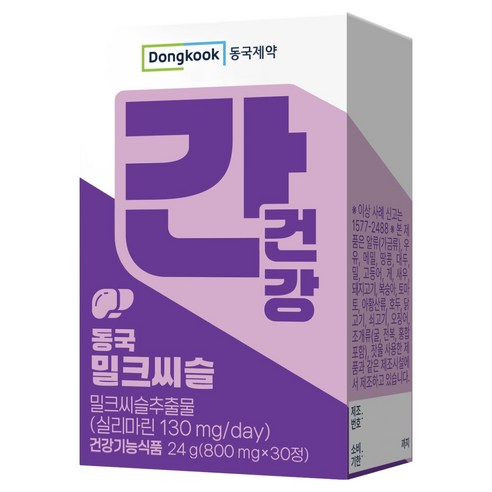 동국제약 간건강 동국 밀크씨슬 24g, 1개, 30정