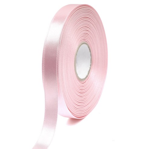 포포팬시 뭉구 프리미엄 유광 단면 공단 리본 15mm, 29 살핑크, 1개, 45m