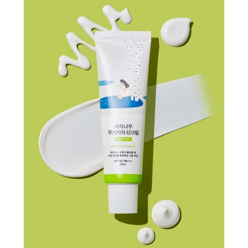 라운드랩 자작나무 무기자차 선크림 SPF50+ PA++++ 이미지 3