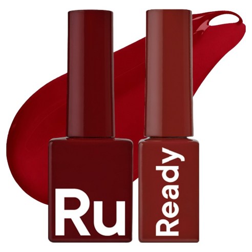 RuReady 레디 젤네일, RE506 다크 레드, 1개, 8ml