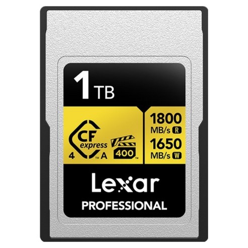 렉사 CFexpress Type A 4.0 VPG400 소니 메모리카드 골드, 1개, 1TB